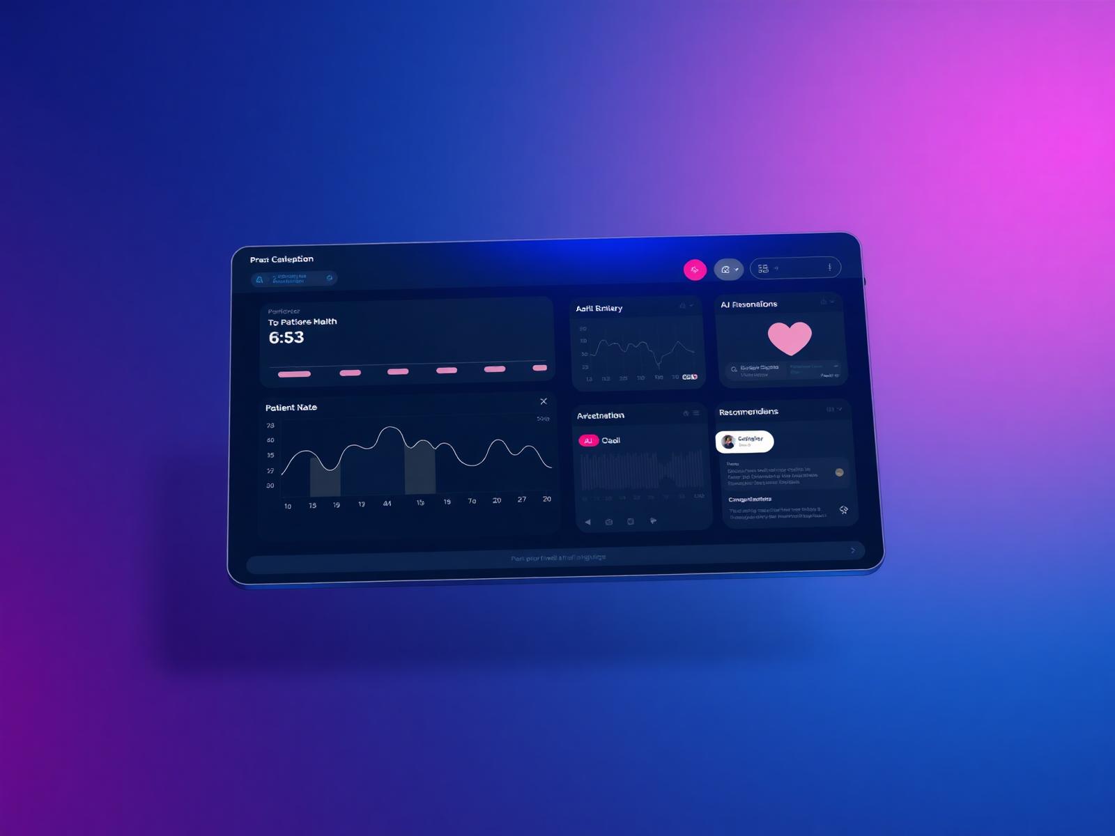 Health Hub Pro — Dashboard der Praxis- und Patientenplattform